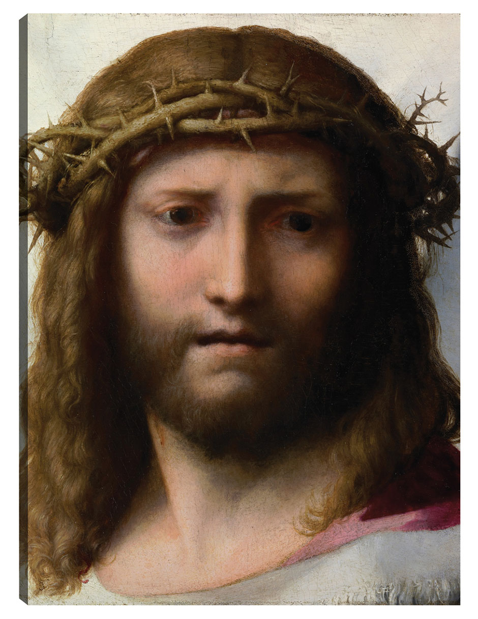 Foto 2 pulgar | Cuadro Decorativo - Cabeza De Cristo (1525-1530)- Correggio - Religión - 46x61 - Impresión En Lienzo - Fine Art Tj