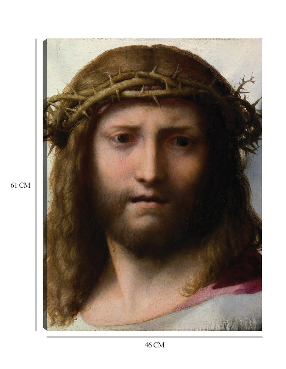 Foto 7 pulgar | Cuadro Decorativo - Cabeza De Cristo (1525-1530)- Correggio - Religión - 46x61 - Impresión En Lienzo - Fine Art Tj