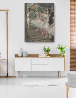 Foto 5 | Cuadro Decorativo - El Ballet, C. 1880- Edgar Degas - Fotografía - 46x61 - Impresión En Lienzo - Fine Art Tj