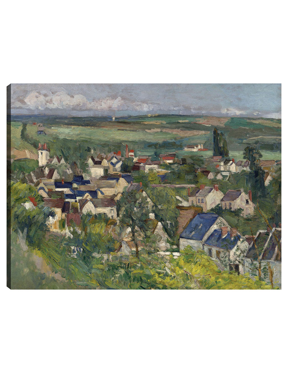 Foto 2 pulgar | Cuadro Decorativo - Auvers, Vista Panorámica (1873)- Paul Cézanne - Religión - 28x36 - Impresión En Lienzo - Fine Ar