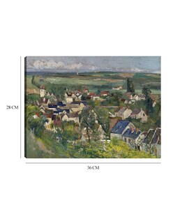 Foto 6 | Cuadro Decorativo - Auvers, Vista Panorámica (1873)- Paul Cézanne - Religión - 28x36 - Impresión En Lienzo - Fine Ar