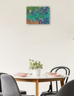 Foto 2 | Cuadro Decorativo - Iris (1889)- Vincent Van Gogh - Floral - 77x102 - Impresión En Lienzo - Fine Art Tj