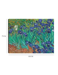 Foto 6 | Cuadro Decorativo - Iris (1889)- Vincent Van Gogh - Floral - 77x102 - Impresión En Lienzo - Fine Art Tj