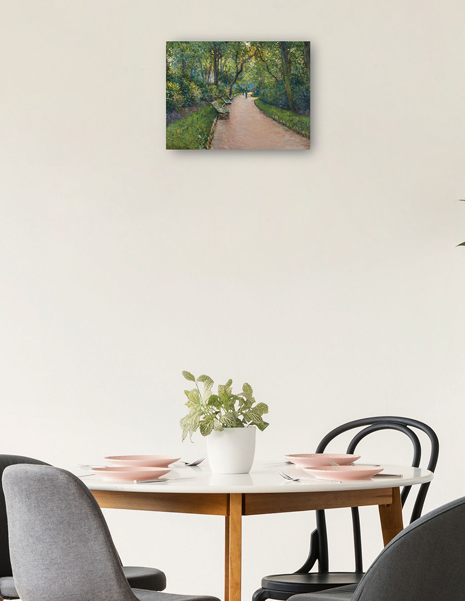 Foto 2 | Cuadro Decorativo - El Parque Monceau (1877)- Gustave Caillebotte - Religión - 46x61 - Impresión En Lienzo - Fine Art