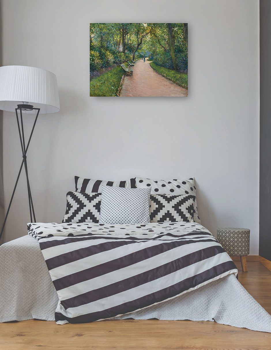 Foto 4 pulgar | Cuadro Decorativo - El Parque Monceau (1877)- Gustave Caillebotte - Religión - 46x61 - Impresión En Lienzo - Fine Art