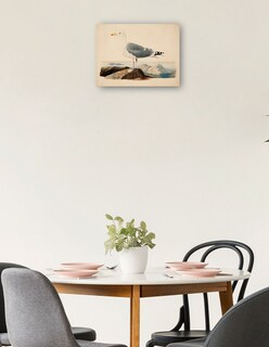 Foto 2 | Cuadro Decorativo - Gaviota Argéntea Europea (1839)- Ferdinand Von Wright - Religión - 28x36 - Impresión En L