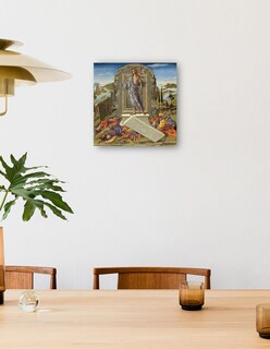 Foto 4 | Cuadro Decorativo - La Resurrección- Benvenuto Di Giovanni - Religión - 51x51 - Impresión En Lienzo - Fine Art Tj
