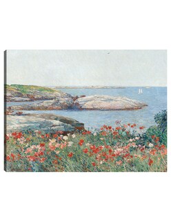Foto 1 | Cuadro Decorativo - Amapolas Islas De Shoals- Childe Hassam - Religión - 28x36 - Impresión En Lienzo - Fine Art Tj