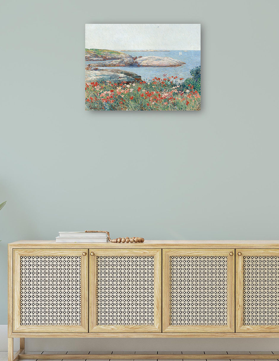 Foto 5 pulgar | Cuadro Decorativo - Amapolas Islas De Shoals- Childe Hassam - Religión - 28x36 - Impresión En Lienzo - Fine Art Tj