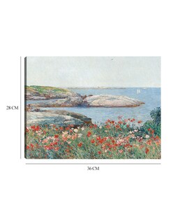 Foto 6 | Cuadro Decorativo - Amapolas Islas De Shoals- Childe Hassam - Religión - 28x36 - Impresión En Lienzo - Fine Art Tj