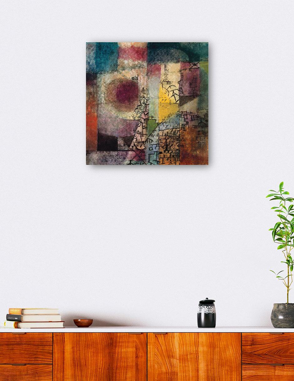 Foto 5 | Cuadro Decorativo - Sin Título (1914)- Paul Klee - Abstracto - 89x89 - Impresión En Lienzo - Fine Art Tj