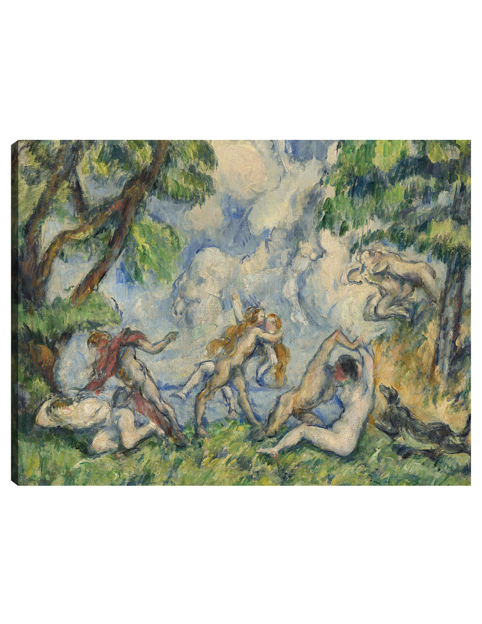 Foto 2 pulgar | Cuadro Decorativo - La Batalla Del Amor (c. 1880)- Paul Cézanne - Religión - 69x92 - Impresión En Lienzo - Fine Art Tj