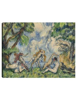 Foto 1 | Cuadro Decorativo - La Batalla Del Amor (c. 1880)- Paul Cézanne - Religión - 69x92 - Impresión En Lienzo - Fine Art Tj