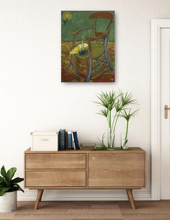 Foto 3 | Cuadro Decorativo - La Silla De Gauguin (1888)- Vincent Van Gogh - Abstracto - 46x61 - Impresión En Lienzo - Fine Art T