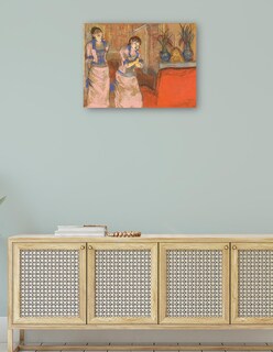 Foto 4 | Cuadro Decorativo - Dos Mujeres- Edgar Degas - Religión - 46x61 - Impresión En Lienzo - Fine Art Tj