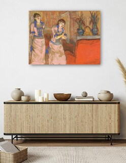 Foto 5 | Cuadro Decorativo - Dos Mujeres- Edgar Degas - Religión - 46x61 - Impresión En Lienzo - Fine Art Tj