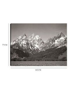 Foto 6 | Cuadro Decorativo - Parque Nacional Teton, Wyoming- Ansel Adams - Religión - 77x102 - Impresión En Lienzo - Fine Art Tj