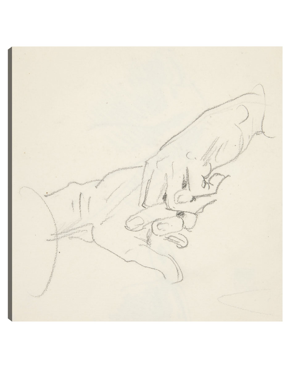 Foto 2 pulgar | Cuadro Decorativo - Estudio De Manos- John Singer Sargent - Abstracto - 31x31 - Impresión En Lienzo - Fine Art Tj