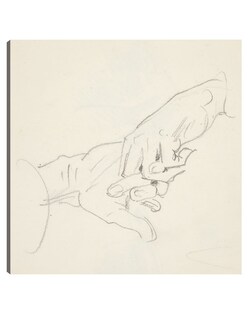 Foto 1 | Cuadro Decorativo - Estudio De Manos- John Singer Sargent - Abstracto - 31x31 - Impresión En Lienzo - Fine Art Tj