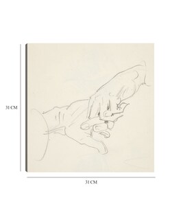 Foto 6 | Cuadro Decorativo - Estudio De Manos- John Singer Sargent - Abstracto - 31x31 - Impresión En Lienzo - Fine Art Tj