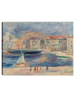 Foto 1 | Cuadro Decorativo - El Puerto De Saint-tropez- Pierre-auguste Renoir - Religión - 46x61 - Impresión En Lienzo -