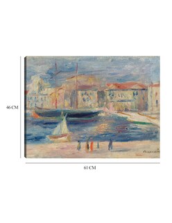 Foto 6 | Cuadro Decorativo - El Puerto De Saint-tropez- Pierre-auguste Renoir - Religión - 46x61 - Impresión En Lienzo -