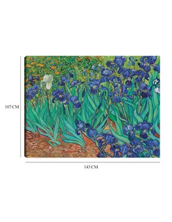 Foto 6 | Cuadro Decorativo - Iris (1889)- Vincent Van Gogh - Floral - 107x143 - Impresión En Lienzo - Fine Art Tj
