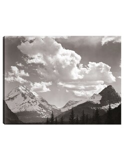 Foto 1 | Cuadro Decorativo - Parque Nacional Los Glaciares, Montana- Ansel Adams - Religión - 28x36 - Impresión En Lienzo