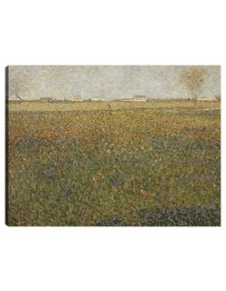 Foto 1 | Cuadro Decorativo - La Luzerna, Saint-denis- Georges Seurat - Paisaje - 46x61 - Impresión En Lienzo - Fine Art Tj