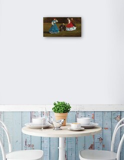 Foto 2 | Cuadro Decorativo - Escena De Croquet (1866)- Winslow Homer - Fotografía - 54x102 - Impresión En Lienzo - Fine Art Tj