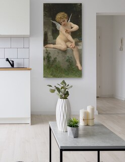 Foto 5 | Cuadro Decorativo - Amor A La Mariposa (1888)- William Bouguereau - Religión - 46x89 - Impresión En Lienzo - Fine Art