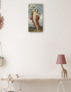 Foto 3 | Cuadro Decorativo - Estudiar Para Le Jour- William Bouguereau - Fotografía - 34x64 - Impresión En Lienzo - Fine Art Tj