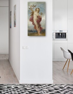Foto 4 | Cuadro Decorativo - Estudiar Para Le Jour- William Bouguereau - Fotografía - 34x64 - Impresión En Lienzo - Fine Art Tj