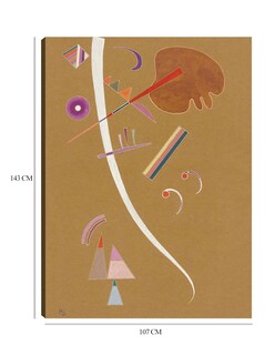 Foto 6 | Cuadro Decorativo - Ohne Titel (sin Título) (1940)- Wassily Kandinsky - Abstracto - 107x143 - Impresión En Lien