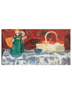 Foto 1 | Cuadro Decorativo - Naturaleza Morte À La Poupée- Henri Lebasque - Abstracto - 34x64 - Impresión En Lienzo - Fine Art