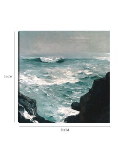 Foto 6 | Cuadro Decorativo - Roca Del Cañón (1895)- Winslow Homer - Costa - 31x31 - Impresión En Lienzo - Fine Art Tj