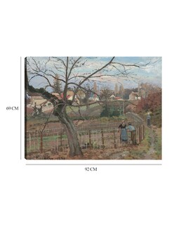 Foto 6 | Cuadro Decorativo - La Cerca- Camille Pissarro - Religión - 69x92 - Impresión En Lienzo - Fine Art Tj