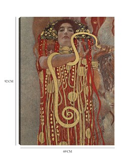 Foto 6 | Cuadro Decorativo - Higía- Gustav Klimt - Religión - 69x92 - Impresión En Lienzo - Fine Art Tj