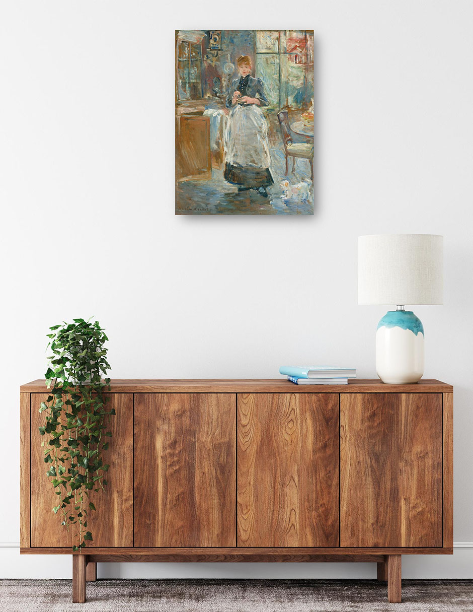 Foto 2 | Cuadro Decorativo - En El Comedor- Berthe Morisot - Fotografía - 69x92 - Impresión En Lienzo - Fine Art Tj