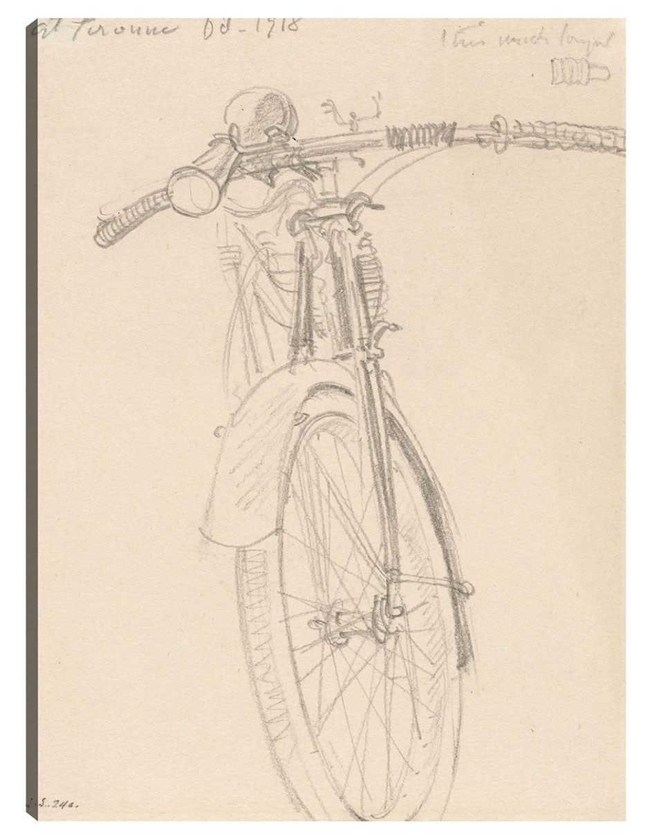 Foto 2 pulgar | Cuadro Decorativo - Motocicleta (1918)- John Singer Sargent - Abstracto - 46x61 - Impresión En Lienzo - Fine Art Tj