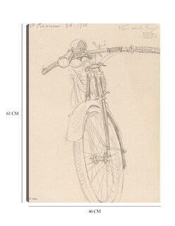 Foto 6 | Cuadro Decorativo - Motocicleta (1918)- John Singer Sargent - Abstracto - 46x61 - Impresión En Lienzo - Fine Art Tj