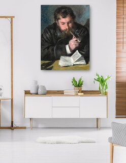 Foto 5 | Cuadro Decorativo - Claude Monet- Pierre-auguste Renoir - Fotografía - 69x92 - Impresión En Lienzo - Fine Art Tj
