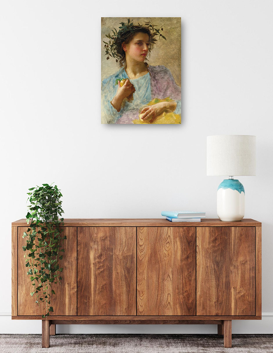 Foto 3 pulgar | Cuadro Decorativo - Verano (1880)- William Bouguereau - Fotografía - 28x36 - Impresión En Lienzo - Fine Art Tj