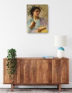 Foto 2 | Cuadro Decorativo - Verano (1880)- William Bouguereau - Fotografía - 28x36 - Impresión En Lienzo - Fine Art Tj