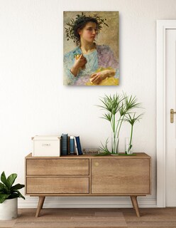 Foto 3 | Cuadro Decorativo - Verano (1880)- William Bouguereau - Fotografía - 28x36 - Impresión En Lienzo - Fine Art Tj
