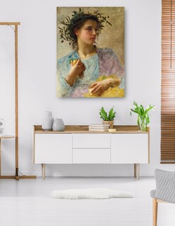 Foto 5 | Cuadro Decorativo - Verano (1880)- William Bouguereau - Fotografía - 28x36 - Impresión En Lienzo - Fine Art Tj