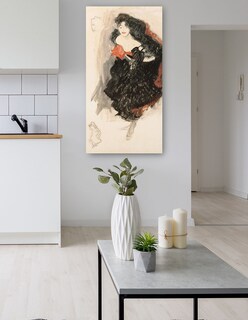 Foto 5 | Cuadro Decorativo - Estudio Para Judith Ii (ca 1908)- Gustav Klimt - Fotografía - 34x64 - Impresión En Lienzo - Fin