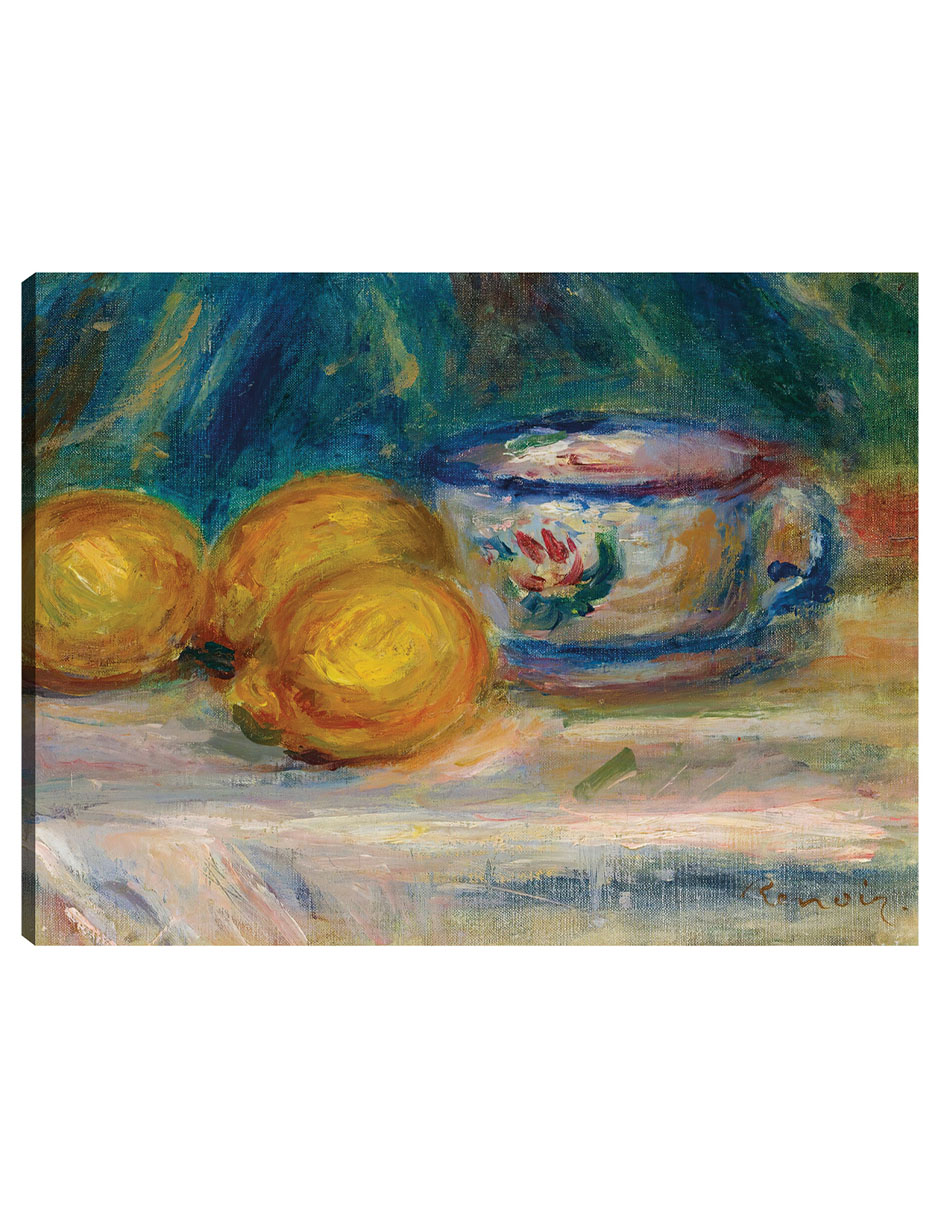 Foto 2 pulgar | Cuadro Decorativo - Naturaleza Muerta, Tres Limones Y Una Copa (hacia 1895)- Pierre-auguste Renoir  - 28x36 - Fine Art
