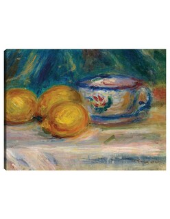 Foto 1 | Cuadro Decorativo - Naturaleza Muerta, Tres Limones Y Una Copa (hacia 1895)- Pierre-auguste Renoir - 28x36 - Fine Art