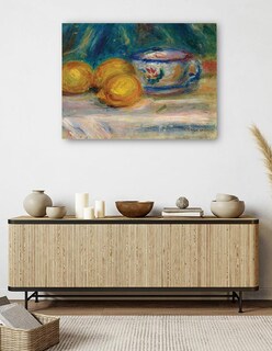 Foto 5 | Cuadro Decorativo - Naturaleza Muerta, Tres Limones Y Una Copa (hacia 1895)- Pierre-auguste Renoir - 28x36 - Fine Art